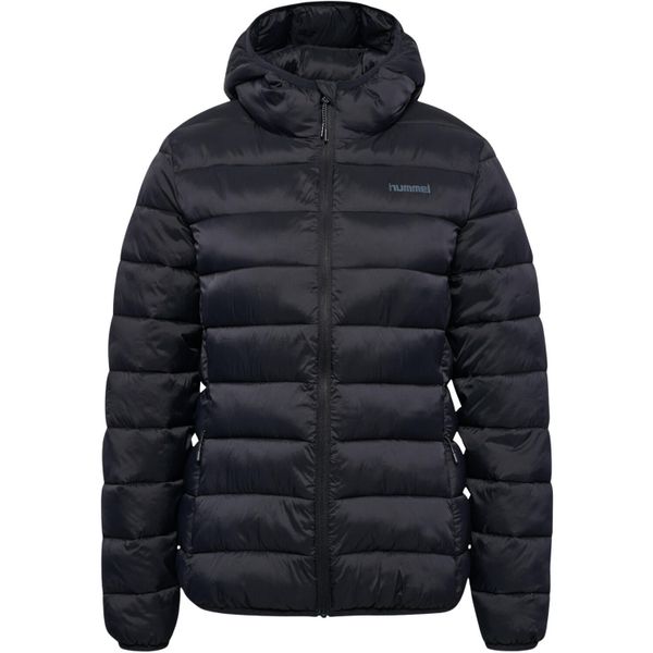 Damska kurtka puchowa Hummel Lightweight. Czarne kurtki damskie Hummel, bez wzorów, z puchu, bez kaptura. Za 344.50 zł.