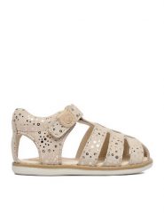 Lasocki Kids Sandały CEO-CI12-BOB-02(II)DZ Beżowy jasny. Brązowe sandały dziewczęce Lasocki Kids, ze skóry, bez obcasa, bez zapięcia. Za 119.99 zł.