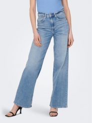 ONLY Jeansy Madison 15282975 Niebieski Wide Leg. Niebieskie jeansy damskie Only. Za 209.99 zł.