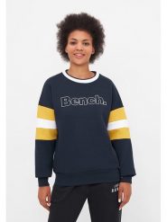 Bench Bluza "Hendra" w kolorze granatowym rozmiar: 46. Niebieskie bluzy damskie Bench, bez wzorów, bez kaptura. Za 105.88 zł.