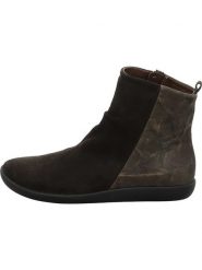 Think! Skórzane botki w kolorze brązowym rozmiar: 40,5. Brązowe botki damskie Think!, eleganckie, bez obcasa, bez zapięcia. Za 346.18 zł.