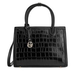 Torebka Lasocki. Czarne torebki klasyczne damskie Lasocki, bez dodatków. Za 139.99 zł.