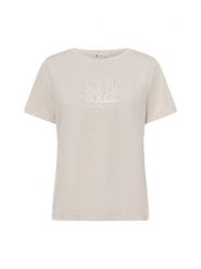 Street One Koszulka damska Kobiety beżowy marmurkowy, 44. Brązowe koszulki damskie Street One, bez wzorów, z syntetyku, bez kołnierzyka, bez ramiączek. Za 149.95 zł.