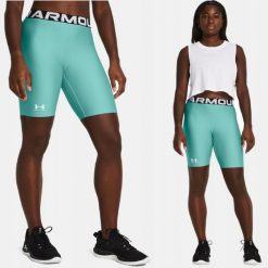 Spodenki Damskie Under Armour Treningowe Szybkoschnące. Niebieskie obuwie sportowe damskie Under Armour, bez zapięcia, na fitness i siłownię. Za 131.70 zł.