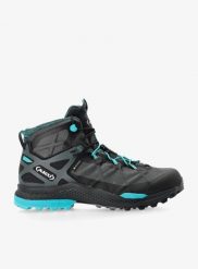 Buty turystyczne damskie AKU Rocket Mid DFS GTX. Szare obuwie trekkingowe damskie Aku, z gore-texu, bez zapięcia. Za 499.00 zł.