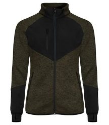 Clique Haines Women Kurtka polar z segmentami softshell — ciepła i funkcjonalna. Zielone kurtki damskie CLIQUE, xl, bez wzorów, z dzianiny, bez kaptura. Za 284.23 zł.