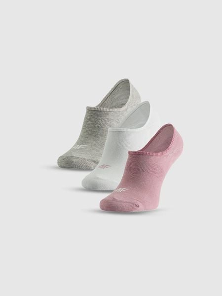4F Skarpetki stopki (3-pack) damskie - multikolor 35-38. Skarpetki damskie 4F, bez wzorów, z materiału. Za 49.99 zł.