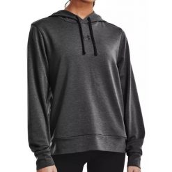 Bluza treningowa damska Under Armour Rival Terry Hoodie. Szare bluzy damskie Under Armour, xl, bez wzorów, z kapturem. Za 345.00 zł.