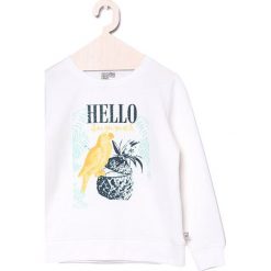 Bluza w kolorze białym. Białe bluzy niemowlęce Lemon Fashion, z nadrukiem. W wyprzedaży za 27.95 zł.