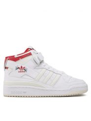Adidas Sneakersy Forum Md Tm W GY9556 Biały. Białe obuwie sportowe damskie Adidas, ze skóry, bez zapięcia. Za 350.00 zł.