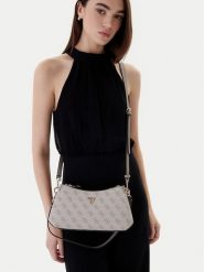 Guess Torebka Noelle II Mini HWBG96 72730 Beżowy. Brązowe torebki klasyczne damskie Guess, ze skóry, bez dodatków. Za 589.99 zł.