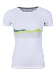 Odlo Koszulka funkcyjna "F-Dry" w kolorze białym rozmiar: S. Białe koszulki sportowe damskie ODLO, s, bez wzorów, z materiału, bez ramiączek, outdoorowe. Za 152.99 zł.