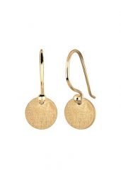Elli Damskie kolczyki wiszące Geo Platelet Minimal Trend Matt ze srebra próby 925 Sterling Silver Kolczyki 1 ct. Szare kolczyki damskie Elli, srebrne, na sztyftcie. Za 137.99 zł.