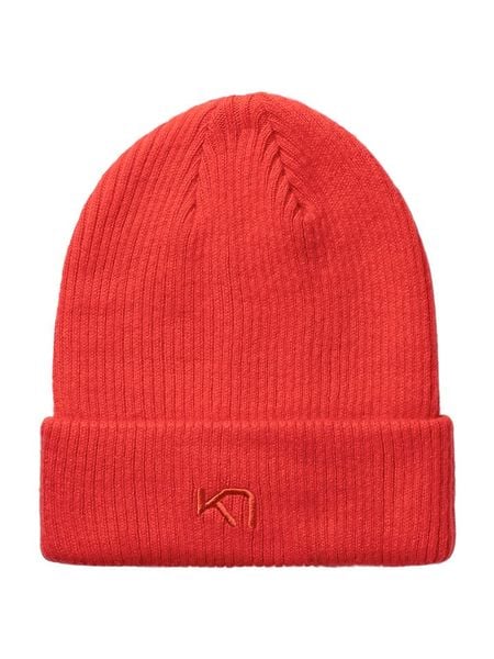 KARI TRAA Czapka "Astrid" w kolorze czerwonym rozmiar: onesize. Czerwone czapki damskie Kari Traa, bez wzorów, z materiału. Za 82.99 zł.