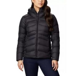 Kurtka puchowa damska Columbia Autumn Park Down Hooded. Czarne kurtki sportowe damskie Columbia, na zimę, l, bez wzorów, z puchu, z kapturem. Za 999.00 zł.