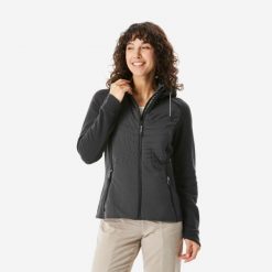 Second Life - Bluza turystyczna damska Quechua NH500... - Stan Doskonały. Czarne bluzy damskie QUECHUA, m, bez wzorów, z materiału, z kapturem. Za 143.99 zł.