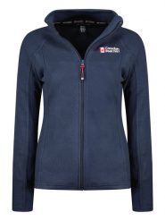 Canadian Peak Kurtka polarowa "Tugeak" w kolorze granatowym rozmiar: XXL. Niebieskie kurtki damskie Canadian Peak, xxl, z materiału, bez kołnierzyka. Za 83.42 zł.