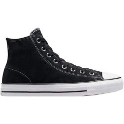 Buty sportowe Converse CONS Chuck Taylor All Star Pro Suede. Czarne obuwie sportowe damskie Converse, z zamszu, na fitness i siłownię. Za 590.00 zł.