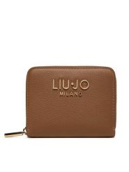 Liu Jo Portfel Ecs M Zip Around AF5156 E0058 Brązowy. Brązowe portfele damskie Liu Jo, bez wzorów, ze skóry. Za 269.99 zł.