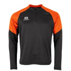 Bluza dresowa 1/4 zip Stanno Bolt. Brązowe bluzy damskie STANNO, xl, bez wzorów, z dresówki, bez kaptura. Za 249.50 zł.