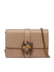 Just Cavalli Portfel 81RA5PA6 ZSA89 Beżowy. Brązowe portfele damskie Just Cavalli, bez wzorów, ze skóry. Za 689.99 zł.