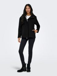 ONLY Kurtka przejściowa w kolorze czarnym rozmiar: L. Czarne kurtki damskie Only, l, bez wzorów, z materiału, bez kaptura. Za 160.96 zł.