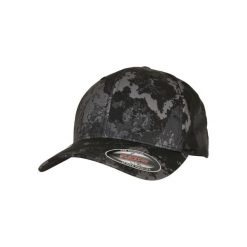 Czapka Flexfit Veil Camo. Czarne czapki z daszkiem damskie FLEXFIT, bez wzorów. Za 84.65 zł.