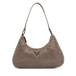 Torebka Guess. Brązowe torebki klasyczne damskie Guess, bez dodatków. Za 544.99 zł.
