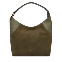 Torebka Furla. Zielone torebki klasyczne damskie Furla, bez dodatków. Za 1,839.00 zł.