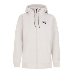 Kurtka narciarska z kapturem dla kobiet Protest Kym. Białe kurtki damskie Protest, na zimę, bez wzorów, z materiału, z kapturem. Za 492.25 zł.