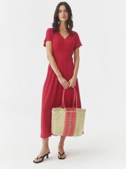 TATUUM Shopper bag w kolorze beżowo-różowym - 46 x 32 x 11 cm rozmiar: onesize. Brązowe shopper bag TATUUM, bez wzorów, z materiału, na ramię, bez dodatków. Za 116.59 zł.