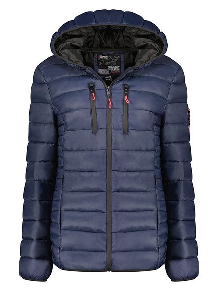 Canadian Peak Kurtka pikowana "Alareak" w kolorze granatowym rozmiar: XL. Niebieskie kurtki damskie Canadian Peak, xl, z aplikacjami, bez kaptura. Za 205.45 zł.
