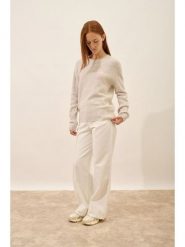 Just Cashmere Kaszmirowy sweter "Cetan" w kolorze kremowym rozmiar: XXL. Brązowe swetry klasyczne damskie Just Cashmere, xxl, z kaszmiru, bez kołnierzyka. Za 761.99 zł.