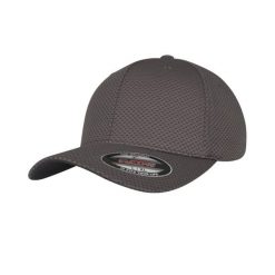 Czapka Z Daszkiem Hexagon Jersey 3D. Niebieskie czapki z daszkiem damskie FLEXFIT, bez wzorów, z jersey. Za 89.99 zł.
