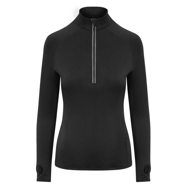 Bluza Damska CoolFlex Half Zip Top. Fioletowe bluzy damskie JUST COOL, s, bez wzorów, bez kaptura. Za 128.99 zł.