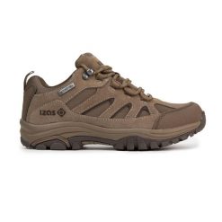 Buty górskie TIMPA LOW Mount-Tex – oddychające i amortyzowane, idealne na przygo. Czarne obuwie trekkingowe damskie Izas, z gumy, bez zapięcia. Za 313.00 zł.