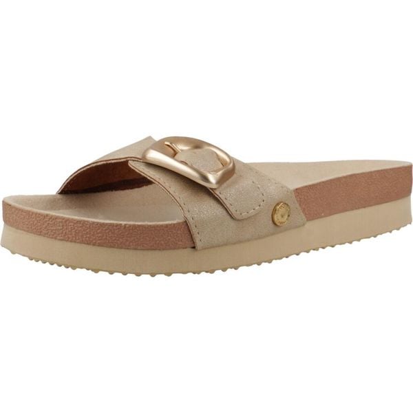 Sandały GIOSEPPO WALPOLE Złoty. Żółte sandały damskie Gioseppo, bez wzorów, z syntetyku, bez obcasa, bez zapięcia. Za 160.99 zł.