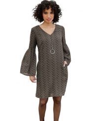 Heine Sukienka w kolorze brązowym rozmiar: 38. Brązowe sukienki damskie Heine, bez wzorów, bez ramiączek. Za 104.99 zł.