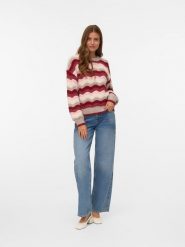 Vero Moda Sweter ze wzorem rozmiar: XS. Swetry klasyczne damskie Vero Moda, s, z materiału, bez kołnierzyka. Za 113.99 zł.