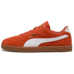 Sneakers Puma Club Ii. Brązowe obuwie sportowe damskie Puma, z zamszu, bez zapięcia, na fitness i siłownię. Za 390.00 zł.