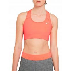 Stanik Sportowy damki Nike Nike Top treningowy. Brązowe biustonosze sportowe damskie Nike, bez wzorów. Za 107.00 zł.