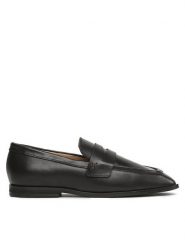 Gino Rossi Lordsy PENELOPE-01 Czarny. Czarne półbuty damskie Gino Rossi, bez wzorów, ze skóry, bez obcasa, bez zapięcia. Za 219.99 zł.