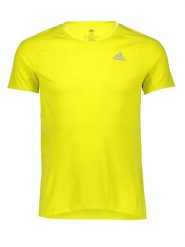 Adidas Koszulka sportowa w kolorze żółtym rozmiar: S. Żółte koszulki sportowe damskie Adidas, s, bez wzorów, z materiału, bez ramiączek, outdoorowe. Za 79.21 zł.