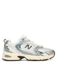New Balance Sneakersy U530ESA W Srebrny. Szare obuwie sportowe damskie New Balance, ze skóry, bez zapięcia. Za 529.99 zł.