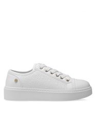 Jenny Fairy Sneakersy WFA1310-1 Biały. Białe obuwie sportowe damskie Jenny Fairy, ze skóry, bez zapięcia. Za 95.99 zł.