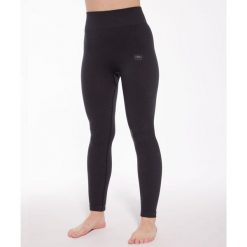 Legginsy damskie Brubeck JOGA MERINO. Szare legginsy sportowe damskie Brubeck, bez wzorów, na jogę i pilates. Za 199.99 zł.