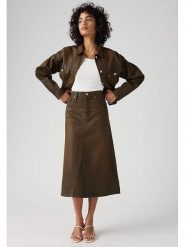 Levi's Spódnica w kolorze brązowym rozmiar: W31. Brązowe spódnice damskie Levi's, na co dzień, s, z aplikacjami, ze skóry, klasyczne, maxi. Za 239.29 zł.