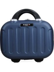 BlueStar Kosmetyczka "Madrid" w kolorze niebieskim - 28 x 20 x 16 cm rozmiar: onesize. Niebieskie kosmetyczki damskie Bluestar, bez wzorów, z materiału. Za 60.99 zł.