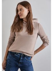Street One Bluza w kolorze beżowym rozmiar: 42. Brązowe bluzy damskie Street One, bez wzorów, z bawełny, z kapturem. Za 109.78 zł.