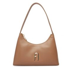 Torebka Furla. Brązowe torebki klasyczne damskie Furla, bez dodatków. Za 1,179.00 zł.